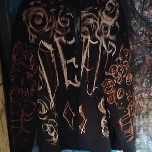 Men's Black Graphic Sweater